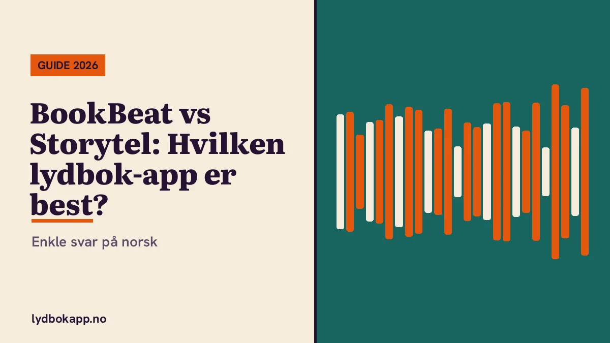 BookBeat vs Storytel: Hvilken lydbok-app er best?